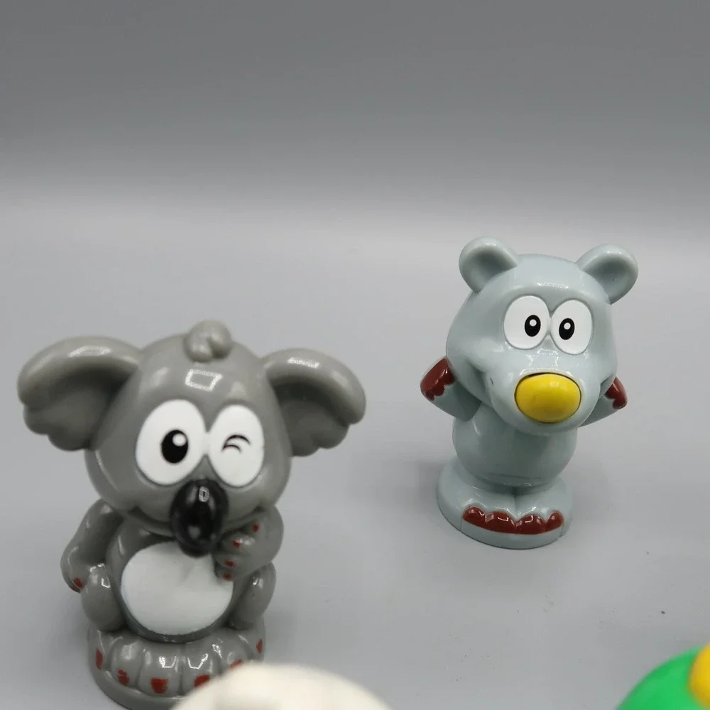 Vtech Smartville Town Zoo Animals Replacement Figures Lot Peacock Elephant Hippo